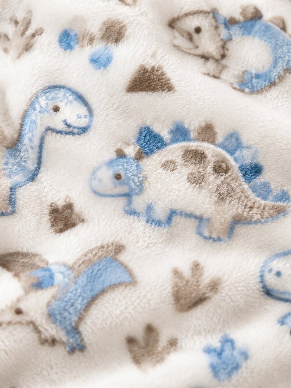 NWT Baby Essentials 3 Piece Baby Boy Gift Set Plush Robe, Dinosaur Lovey Blanket - Picture 2 of 3
